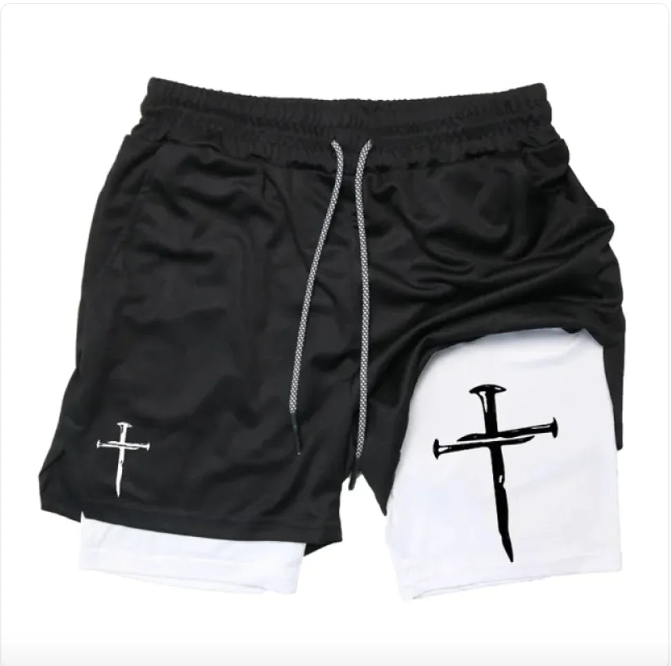 Lumina Faith Men's Cross Shorts – Bold, Active & Devoted