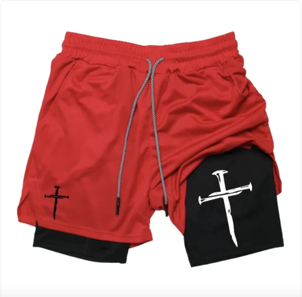 Lumina Faith Men's Cross Shorts – Bold, Active & Devoted