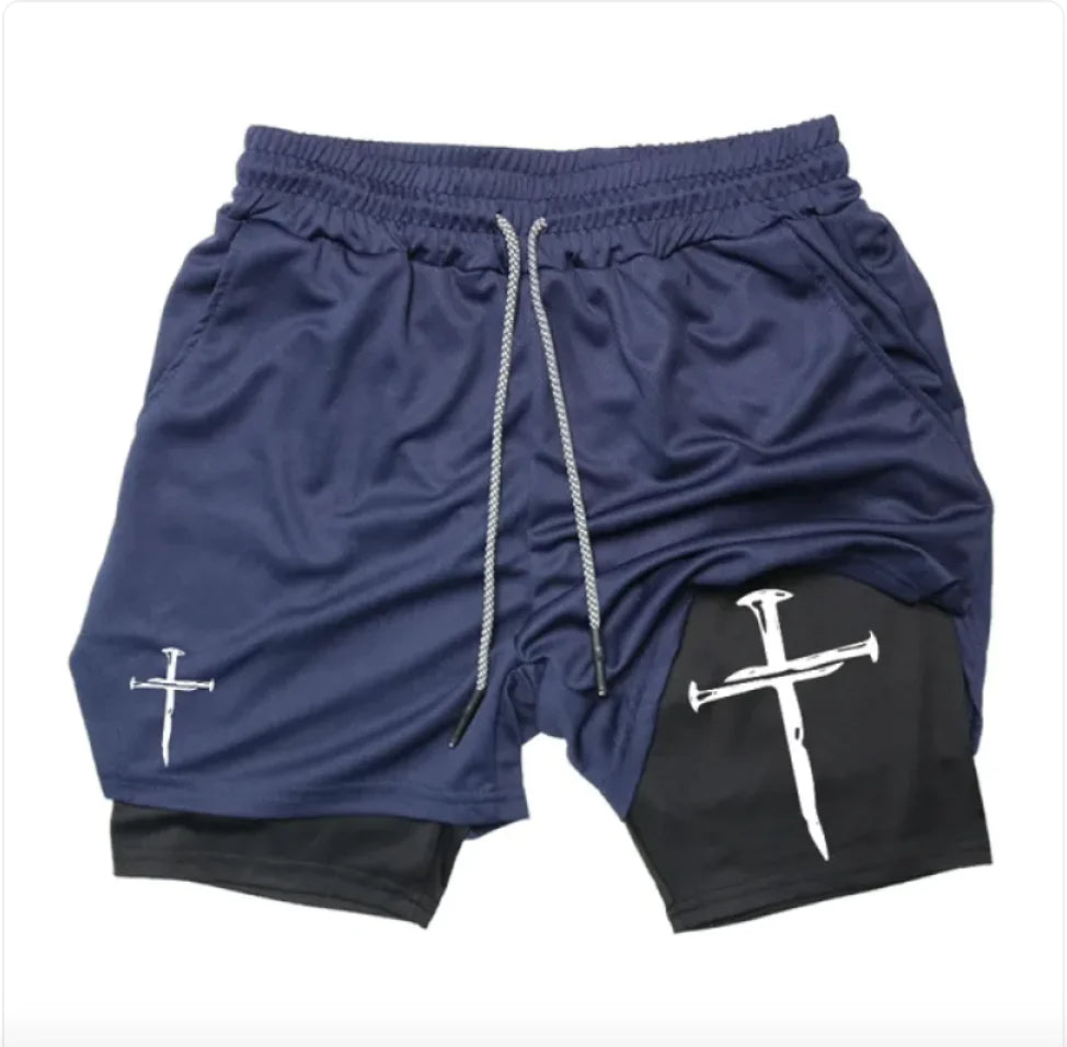 Lumina Faith Men's Cross Shorts – Bold, Active & Devoted