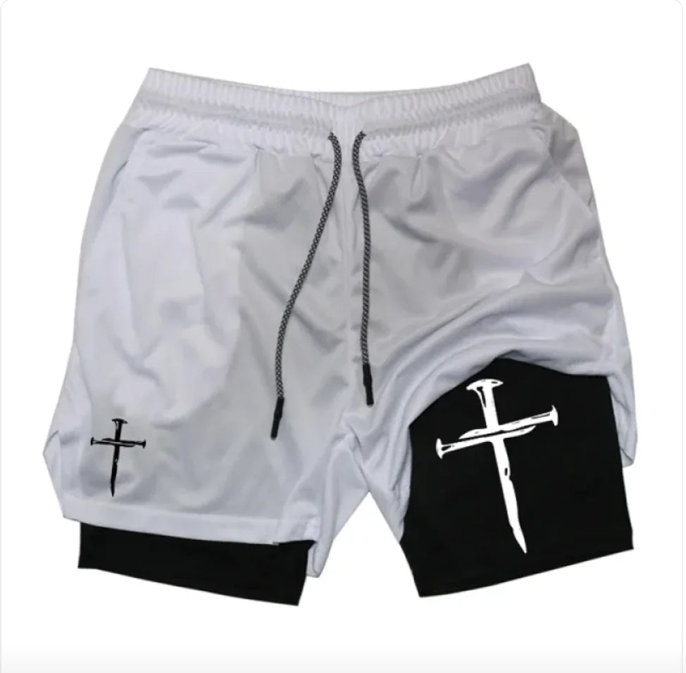 Lumina Faith Men's Cross Shorts – Bold, Active & Devoted