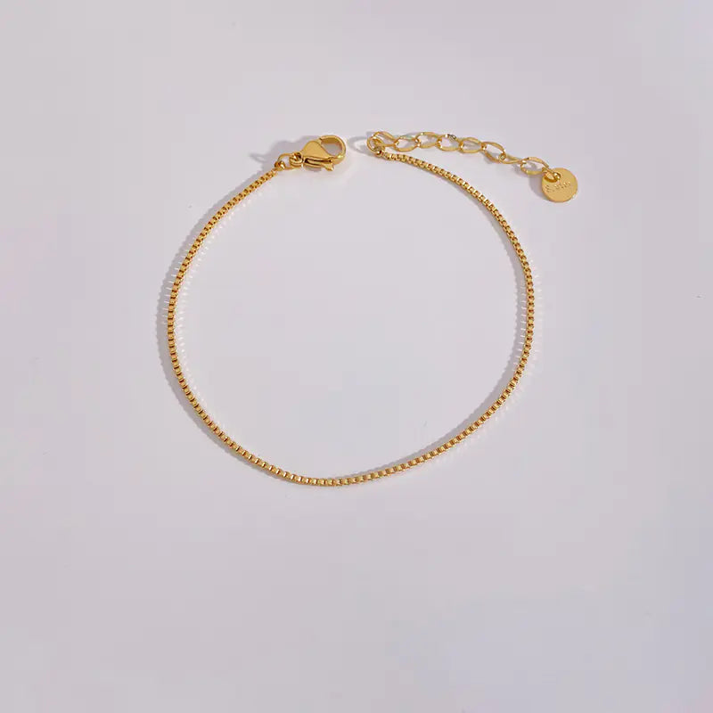 Lumina Grace Gold Bracelet Set – Dainty, Pure & Stackable
