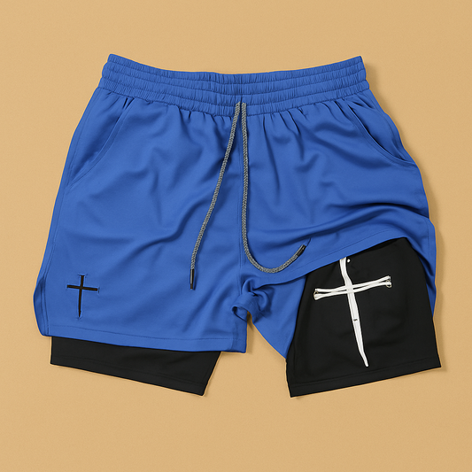 Lumina Faith Men's Cross Shorts – Bold, Active & Devoted