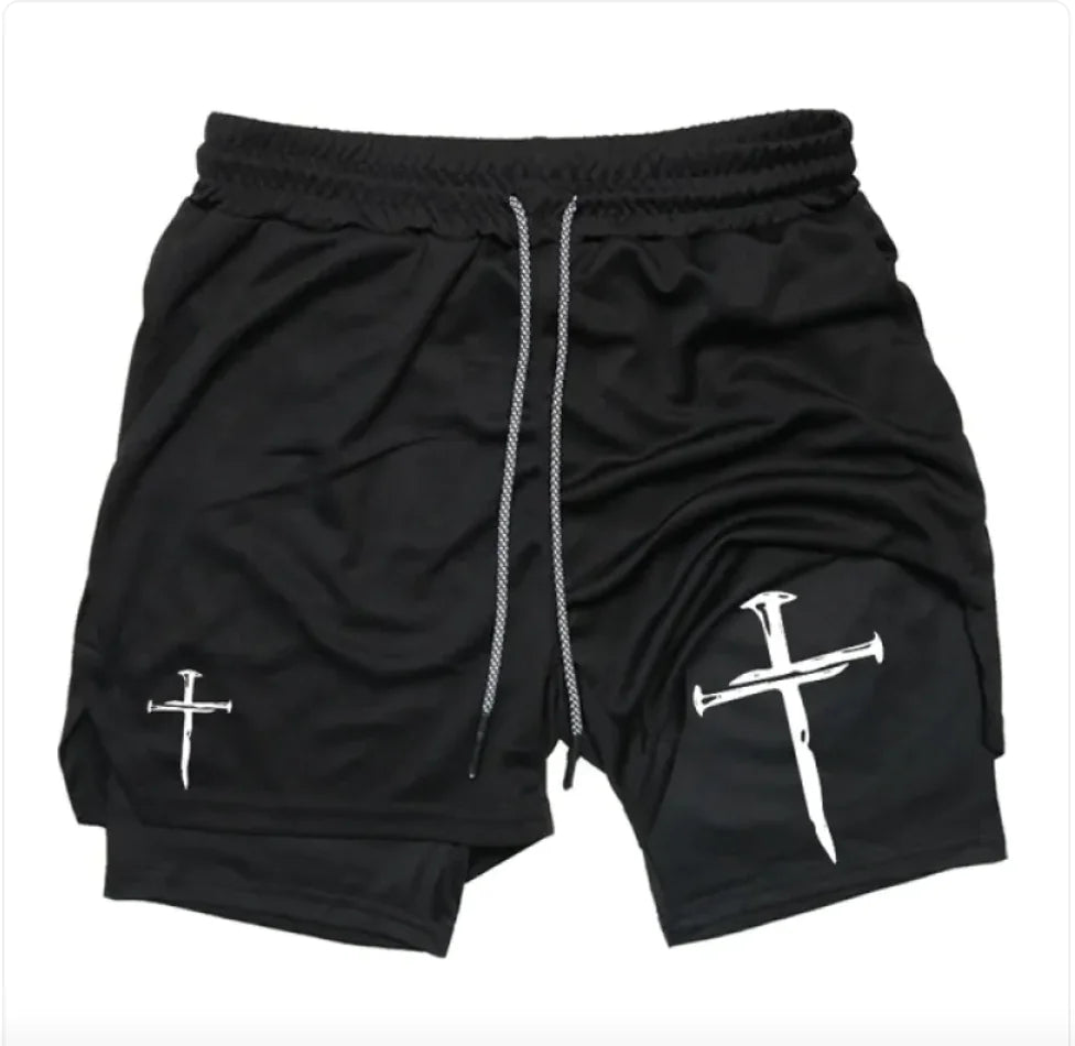 Lumina Faith Men's Cross Shorts – Bold, Active & Devoted