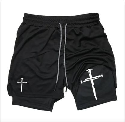 Lumina Faith Men's Cross Shorts – Bold, Active & Devoted