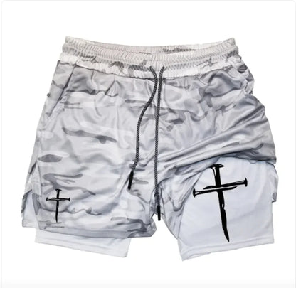 Lumina Faith Men's Cross Shorts – Bold, Active & Devoted